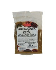 MIESZANKA ZIÓŁ ZAMIAST SOLI 80g BEZ DODATKU GLUTAMINIANU SODU