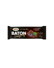 BATON DAKTYLOWY PODWÓJNE KAKAO 40g BEZ DODATKU CUKRU